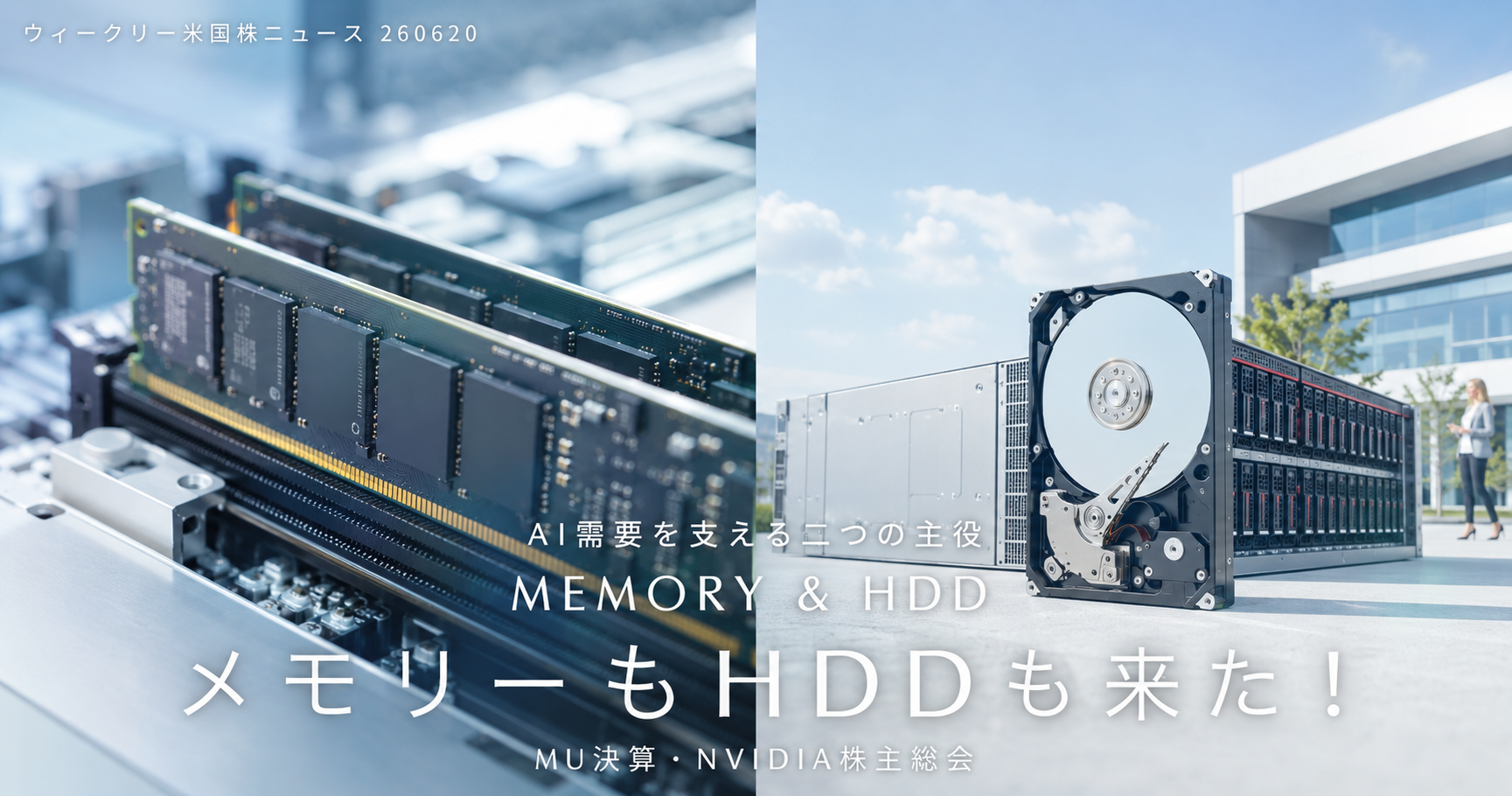 メモリーもHDDも来た!