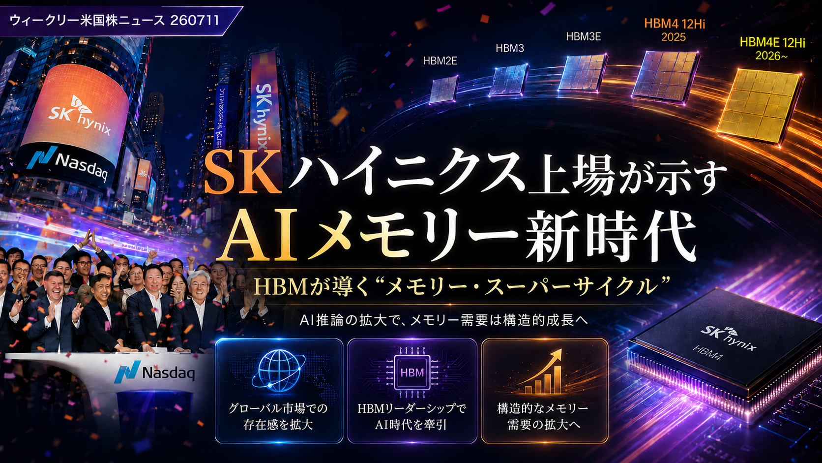 SKハイニクス上場が示すAIメモリー新時代