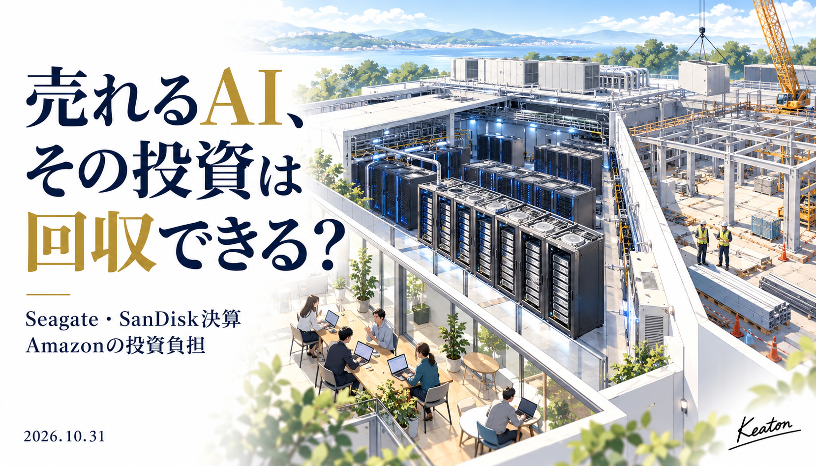 AI需要は強いのに株安？Seagate・SanDisk決算とAmazonの投資負担